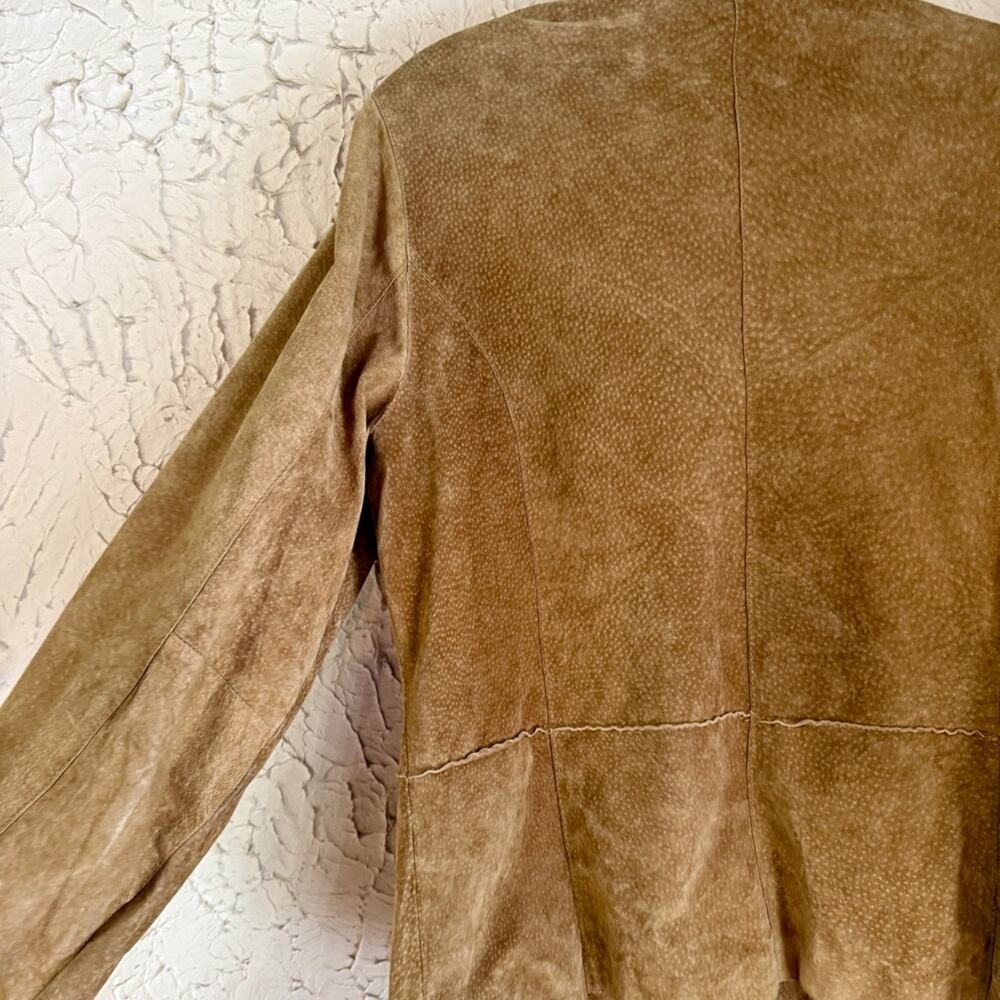 Vintage Brandon Thomas Tan Suede Blazer - Picture 8 of 15